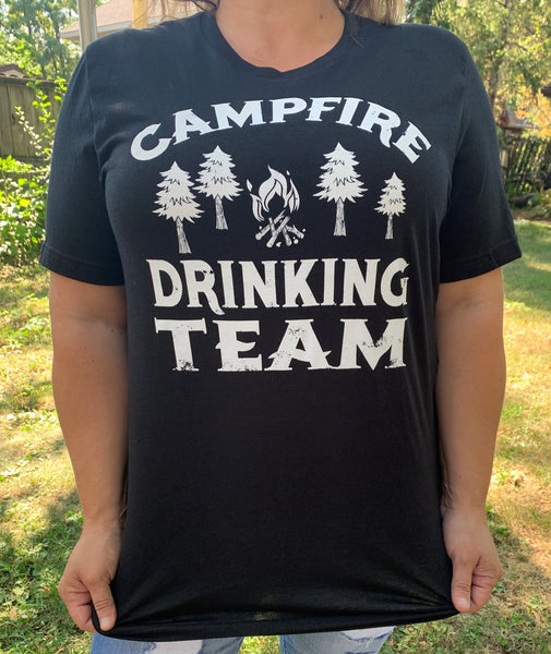 Campfire Drinking Team Graphic Tee